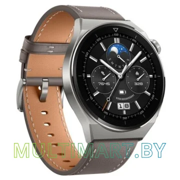 Смарт-часы Huawei Watch GT 3 Pro Titanium 46 мм (серый)